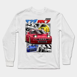 JDM Legend Mazda RX7 Long Sleeve T-Shirt